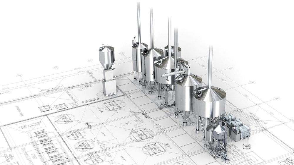 啤酒廠規模設計